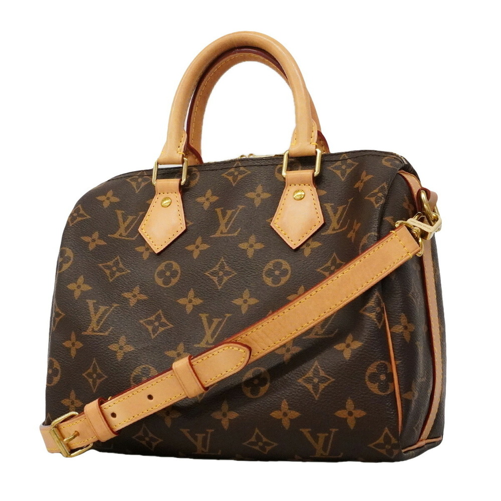 Louis Vuitton Monogram Speedy Bandoulière 25 Handbag M46977 Brown 2-way bag f...